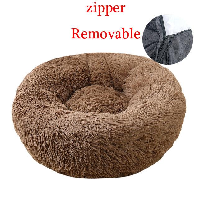 Round Removable Cover Pet Sofa Bed - topspet