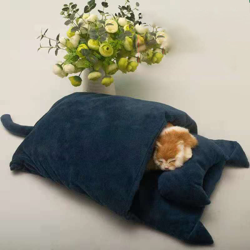 Cat Warm Half Closed Sofa Bed - topspet