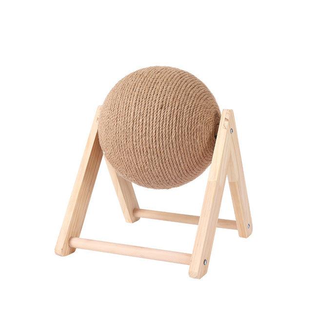Sisal Rope Cat Cardboard Ball Scratcher - topspet