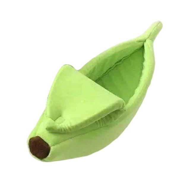 Cute Banana-shaped Soft Cat Cuddle Bed - topspet
