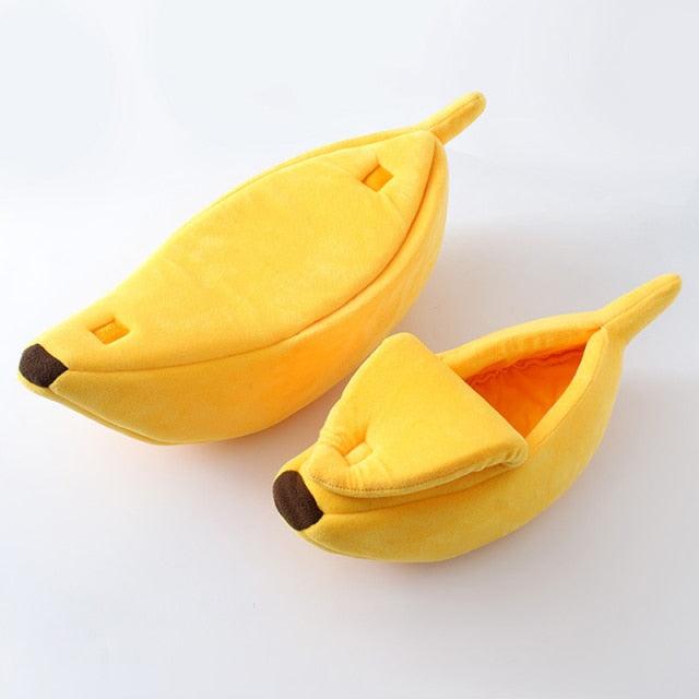 Funny Banana Cat Bed House - topspet