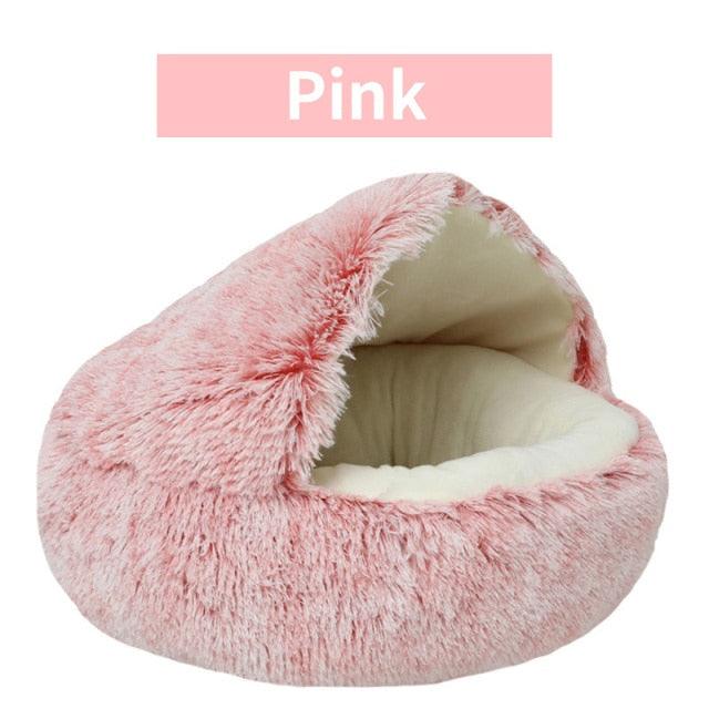 Winter Long Plush Pet Cat Bed - topspet