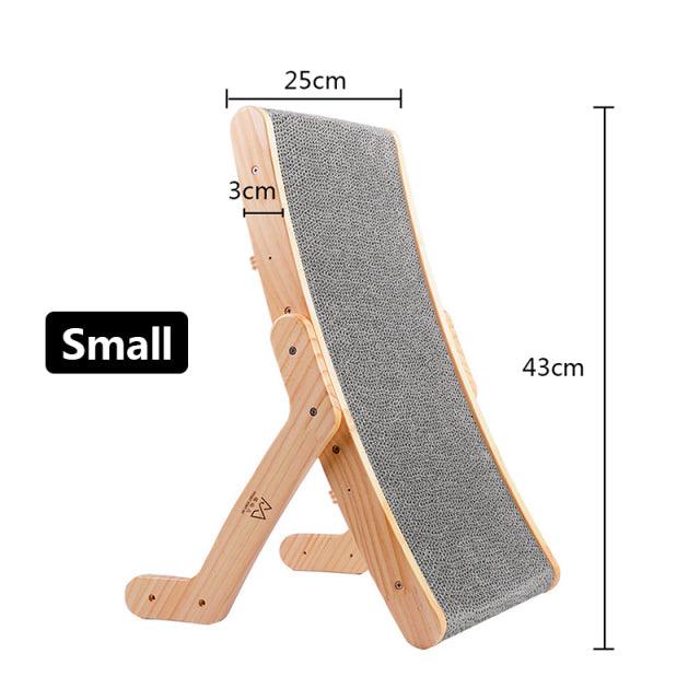 Cat Solid Wood Scratching Board - topspet