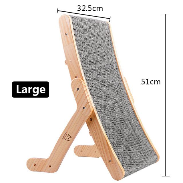Cat Solid Wood Scratching Board - topspet