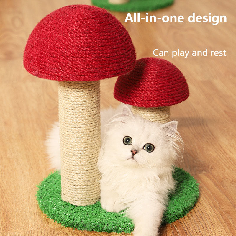 Cat Mushroom-shaped Scratching Post - topspet