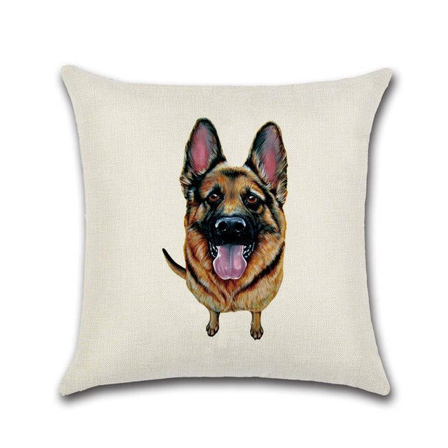Cute dog pattern cartoon cushion - topspet