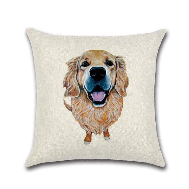 Cute dog pattern cartoon cushion - topspet