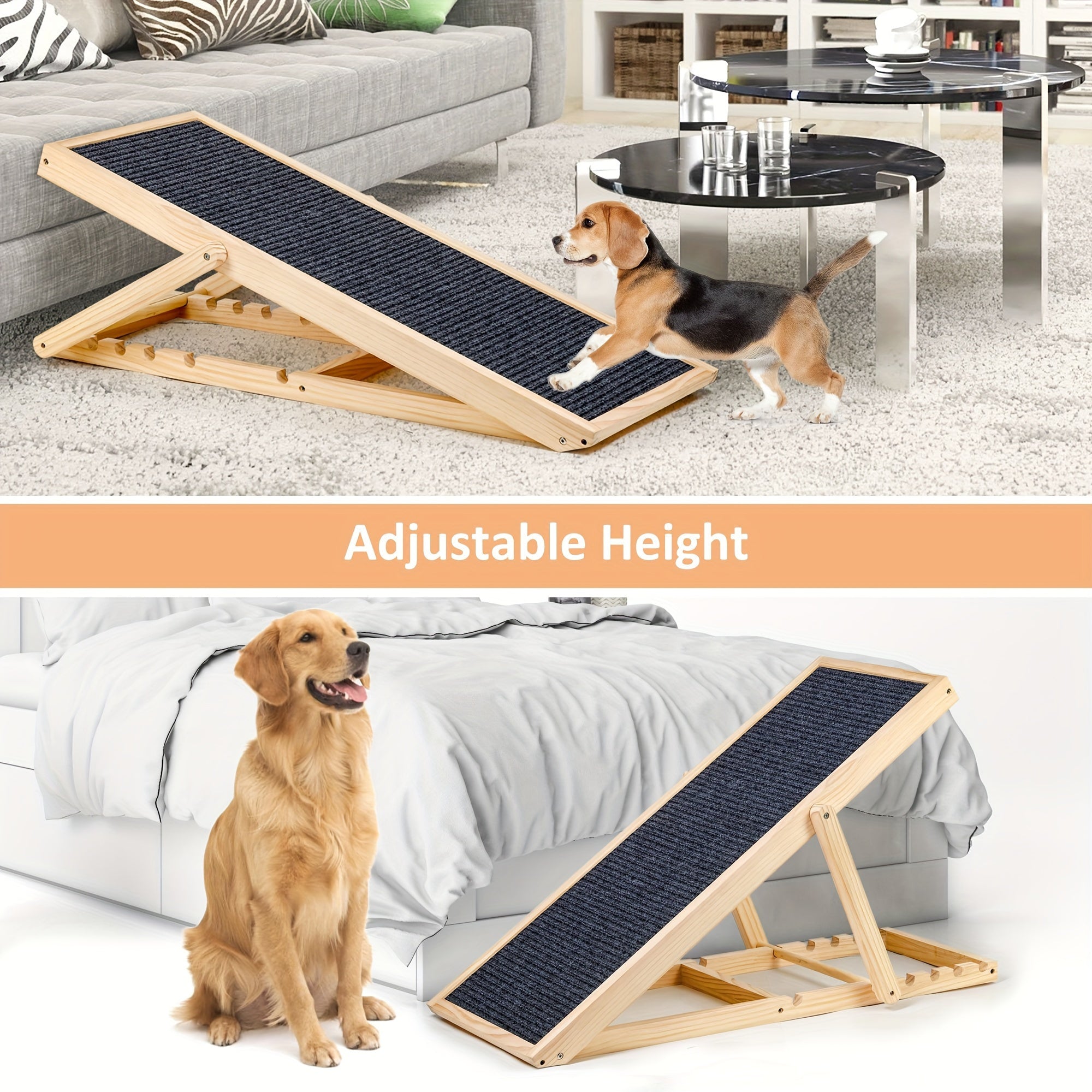 Dog Stairs for Beds, Couches & Vehicles – Durable & Non-Slip Pet Stairs