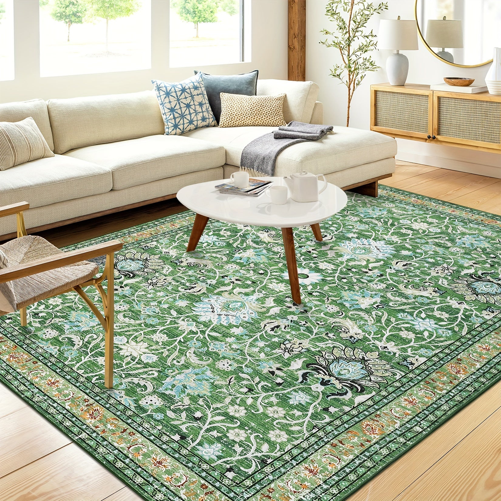 Sage Green Rug – Soft & Stylish Floor Covering for Any Room