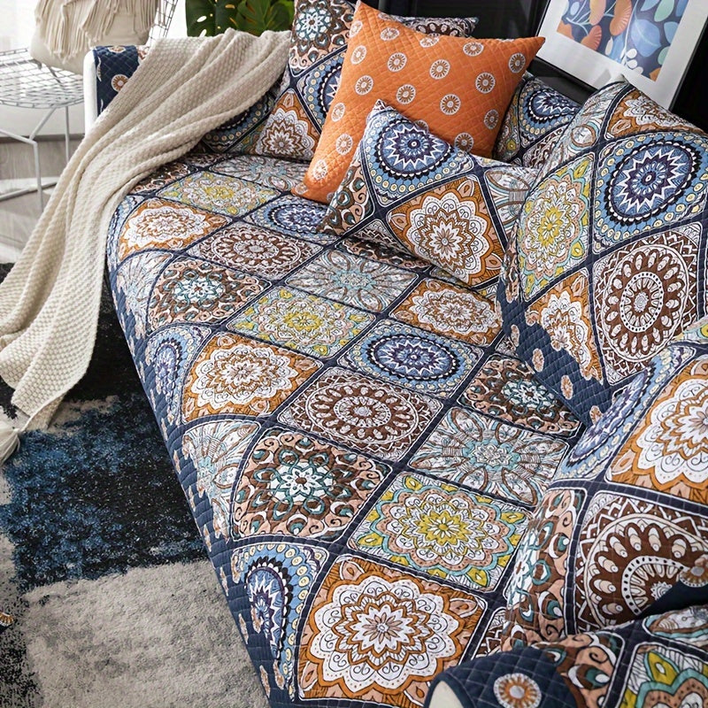 Boho Sofa Cover – Stylish, Durable Furniture Protector for Home