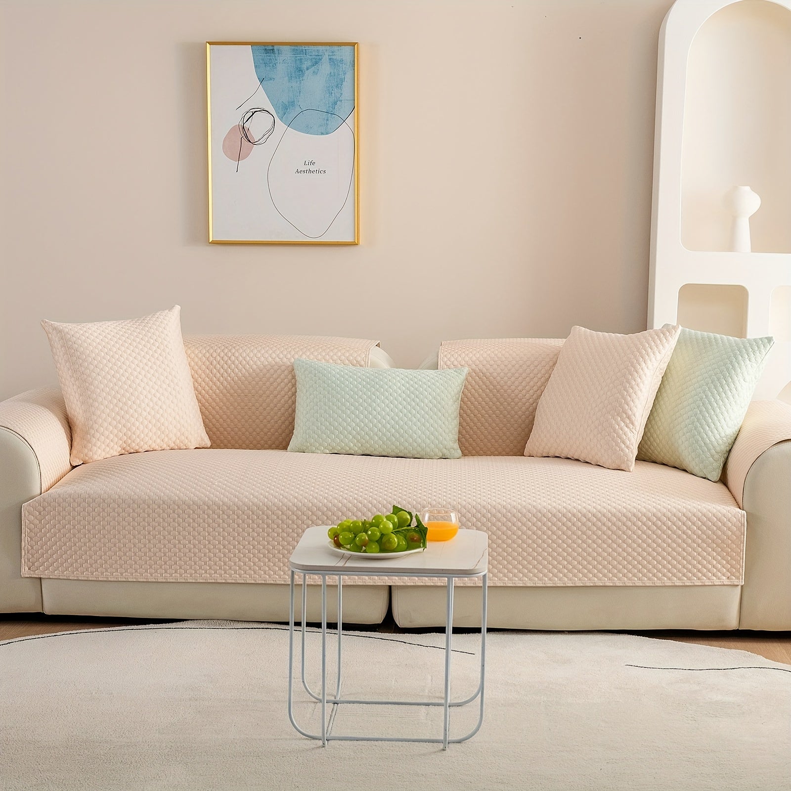 Breathable Ice Silk Sofa Slipcover