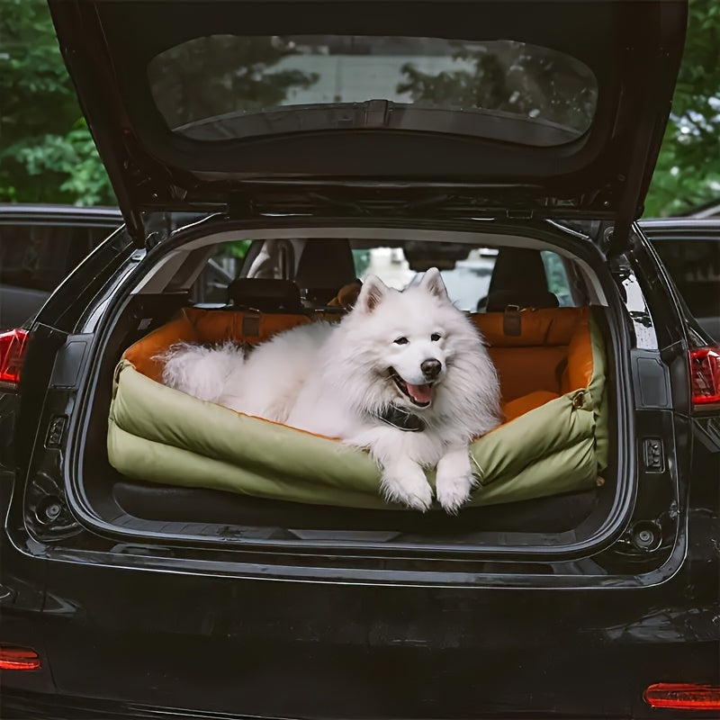 Deluxe Dog Booster Car Seat for Large & Medium Dogs – Comfortable & Secure Dog Car Booster Seat