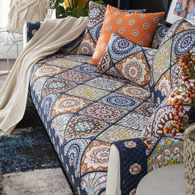 Boho Sofa Cover – Stylish, Durable Furniture Protector for Home