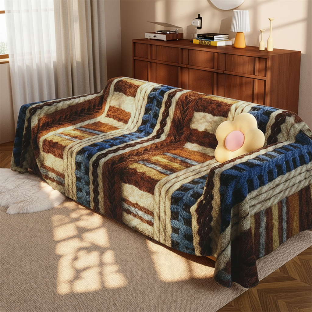 Heavy Duty Sofa Slipcovers – Brown Seat Covers & Cat Couch Cover Protection