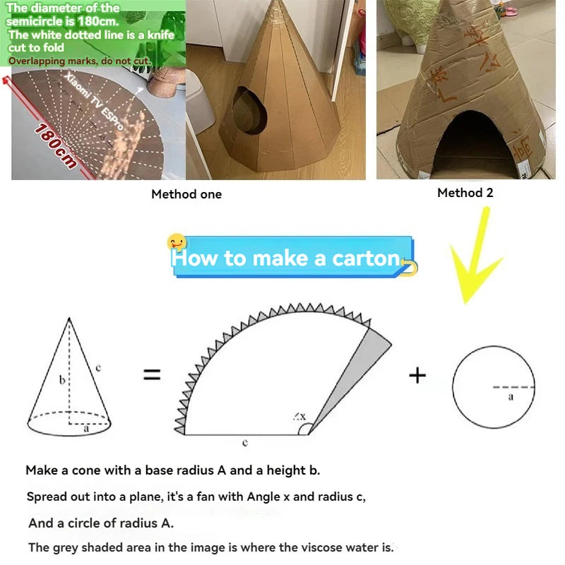 DIY Christmas Tree Cat Nest Homemade Cathouse - topspet