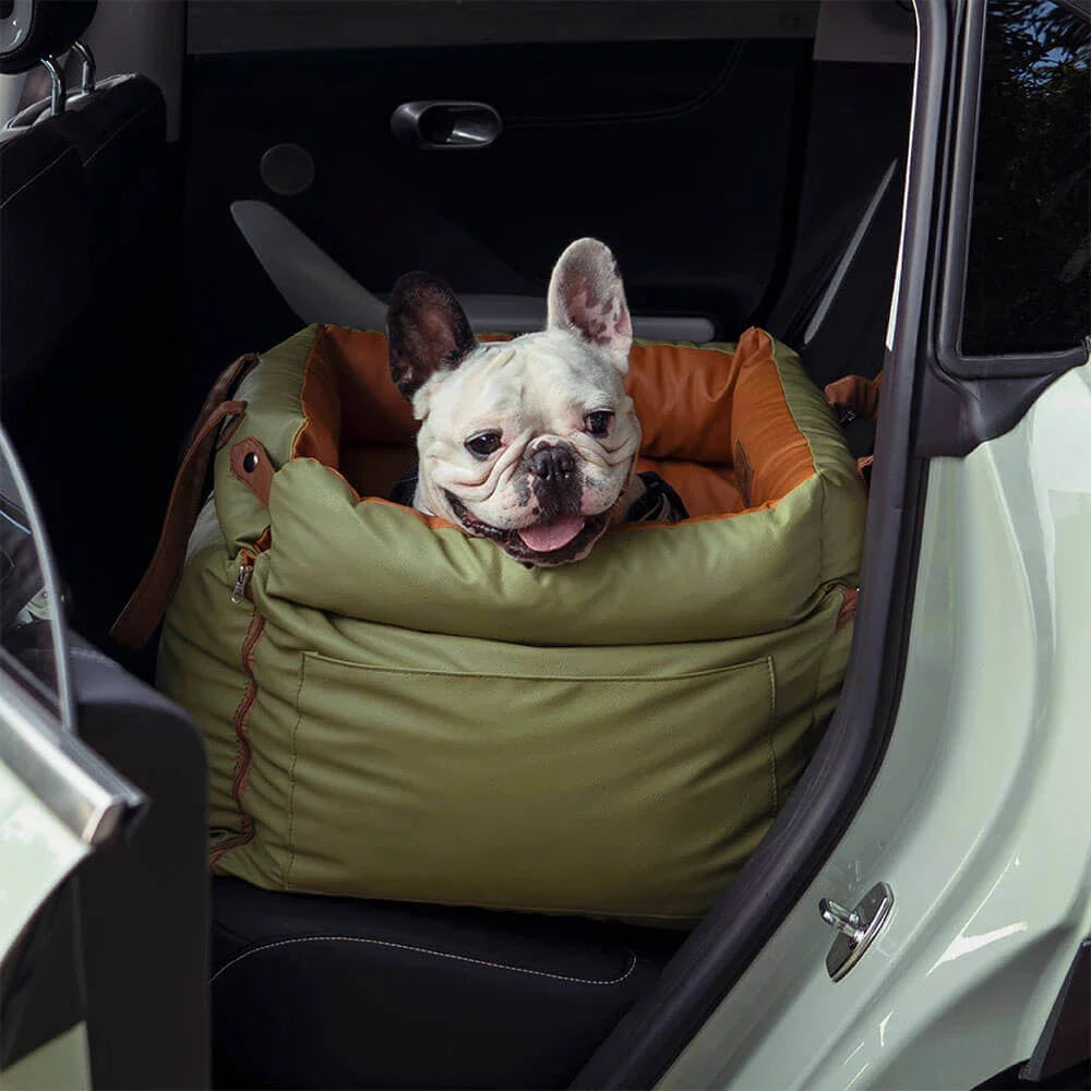 Deluxe Dog Booster Car Seat for Large & Medium Dogs – Comfortable & Secure Dog Car Booster Seat