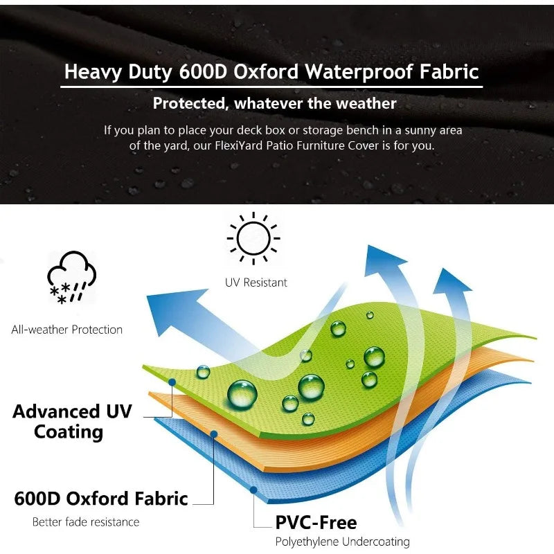 Premium Curved  Outdoor Couch Cover Waterproof – Large, Durable & Weather-Resistant Protection