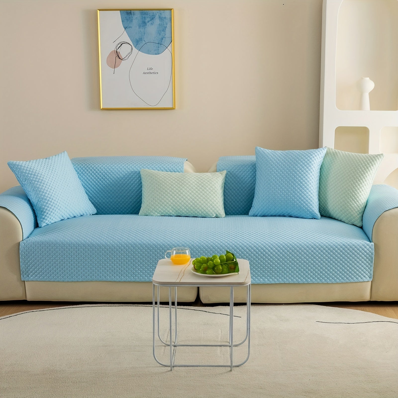 Breathable Ice Silk Sofa Slipcover