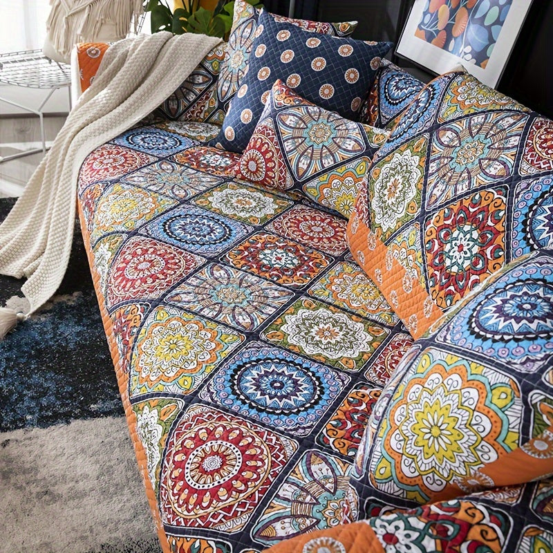 Boho Sofa Cover – Stylish, Durable Furniture Protector for Home