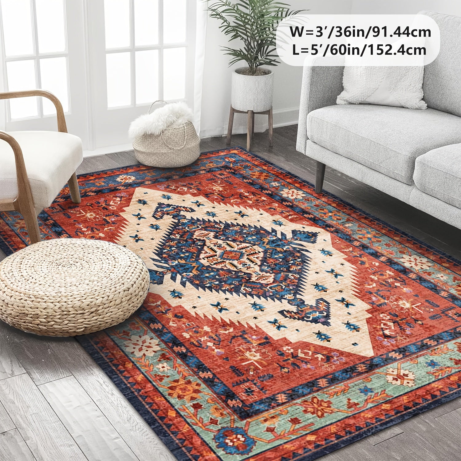 Premium 8x10 Area Rugs for Living Room & Bedroom